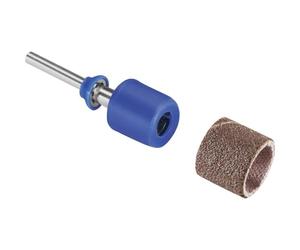 Dremel SC407 Bande di levigatura e mandrino EZ SpeedClic, set di 2 bande di levigatura da 13 mm (grana 60/120) e 1 mandrino EZ SpeedClic per levigare, modellare e levigare legno e plastica