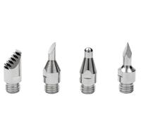 Dremel 204 VersaTip Set di accessori, 4 punte per pirografia per disegnare, ombreggiare, fare strisce su legno e altri materiali