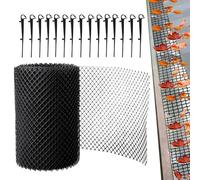 Drenaggio Mesh Barrier, Garden Fence Netting, Quick Installation Design, Versatile Protezione Support, Yard Ditch Screen for Driveway, Farm, Outdoor Use, 6,3 x 2,36 Inches