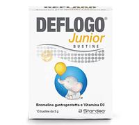Stardea Integratore Deflogo Junior – Bromelina, Vitamina D – Senza Glutine/Lattosio – 10 bustine