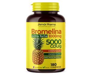 Drenante Forte, Digestione e Gonfiore Addome, Bromelina Extra Forte 18