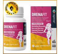 Drenante Forte Diuretico Dimagrante con Bromelina Ananas Garcinia 120cpr DRENAFI