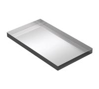Drenatore con piatto d'acqua a goccia, Vassoio raccogligocce in acciaio inossidabile for la raccolta di acqua e olio di varie dimensioni(60x40x5cm)
