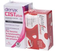 Drenax Cist Bustine + Lactofer Bustine 1 pz Polvere per soluzione oral