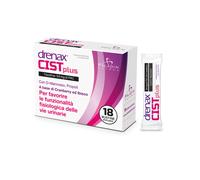 Drenax Forte Cist Plus Integratore Alimentare per Funzione Urinaria e contro le Cistiti, 18 Stick pack, 03723