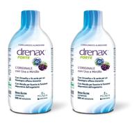 Drenax Forte L'Originale Con Uva E Mirtillo 500 Ml 2x500 ml Soluzione