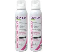 Drenax Forte - Microcircolo Mousse per Gambe Pesanti, 150ml, Rosa, 03737 (Confezione da 2)