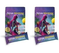 Drenax Forte Slim Water Fragola e Limone Integratore Drenante 24 Bustine Effervescenti - Integratore Detox e Drenante Naturale con Ananas, Betulla e Pilosella | 24 Bustine Effervescenti Senza Zucchero