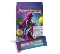 Drenax Forte Slim Water Fragola e Limone Integratore Drenante 24 Bustine Effervescenti - Integratore Detox e Drenante Naturale con Ananas, Betulla e Pilosella | 24 Bustine Effervescenti Senza Zucchero
