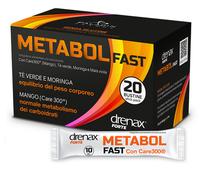DRENAX METABOL FAST - BUSTINE A BASE DI MORINGA TÈ VERDE E MANGO