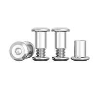 Drenky 10 Pezzi Viti Di Collegamento Dado A Manicotto M5x12mm In Acciaio Inox A2 V2A Per Mobili, Armadi, Tavole Di Legno