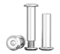 Drenky 10 Pezzi Viti Di Collegamento Dado A Manicotto M8x25mm In Acciaio Inox A2 V2A Per Mobili, Armadi, Tavole Di Legno