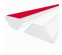 Drenky 100CM Arresto doccia autoadesivo, Barriera Doccia Ferma Acqua Per Bagno Silicone Arresto Doccia Autoadesivo Soglia Doccia Pieghevole, Separazione Umido/Asciutto Per Bagno, Trasparente