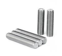 Drenky 5 Pezzi M10x50mm- Asta Filettata in Acciaio Inox A2 V2A con Filettatura Completa, Barre Filettate DIN976 per Edilizia e Meccanica