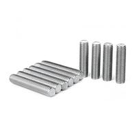 Drenky Barre Filettate M8×60mm 10 Pezzi e Asta Filettata in Acciaio Inox A2 V2A, Filettatura Completa DIN976 per Fai da Te Professionale