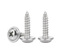 Drenky Viti Autofilettanti Per Legno in Acciaio Inox A2 V2A 50 Pezzi M5x12mm Testa Tonda Progetti Fai da Te e Assemblaggio Mobili