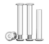 Drenky Viti Di Collegamento M6 Viti A Manicotto In Acciaio Inox A2 V2A Dado A Manicotto M6x35mm Per Mobili, Armadi, Tavole Di Legno, 10 Pezzi (10 x Viti Per Mobili, 10 x Dado A Manicotto)