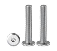 Drenky Viti Testa Piatta M5, Viti a Testa Piatta con Esagono Incassato, 20 Pezzi Viti a Testa Semicircolare In Acciaio Inox A2 V2A M5 X 40 mm Viti Di Connessione Per Mobili, Viti a Macchina