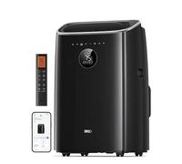 DREO climatizzatore portatile 7500 BTU 3-in-1 raffreddamento/ventilazione/deumidificazione,silenzioso per camera e ufficio,controllo app e vocale,senza drenaggio,kit finestra,2,5 L/h,AC318S