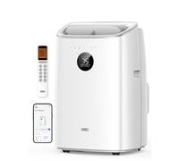 DREO climatizzatore portatile 7500 BTU 3-in-1 raffreddamento/ventilazione/deumidificazione,silenzioso per camera e ufficio,controllo app e vocale,senza drenaggio,kit finestra,2,5 L/h,AC318S