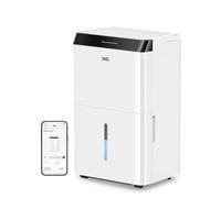 DREO Deumidificatore Intelligente 20 L/24 h, per ambienti fino a 37 m² - efficiente e silenzioso - App & Alexa, 3 modalità, timer, umidità regolabile, tubo di scarico, camera da letto & bagno