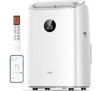 Dreo Portable Air Conditioners, AC Unit for Bedroom with Drainage-free Cooling, 46dB Quiet, APP/Voice/Remote, 24h Timer with Fan & Dehumidifier, Smart Air Conditioner for Room Indoors