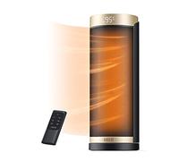 Dreo Riscaldatore di spazio, 1500 W, riscaldatore elettrico per interni, con termostato, oscillazione 70°, 8 protezioni di sicurezza, 5 modalità, telecomando, timer 12h, riscaldatore portatile