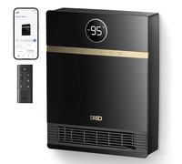 Dreo Smart Wall Heater, 30° Outlet Felce, 1500 W, termostato regolabile, controllo remoto, timer, Easy Mount Heater per uso interno, funziona con Alexa