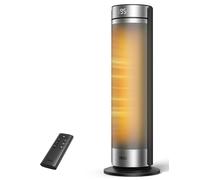 Dreo Stufa a Torre 23 Pollici 2000W Silenziosa, Riscaldatore Portatile con Telecomando, Oscillazione 70°, Timer 12H, 5 Modalità, Termoventilatore in Ceramica PTC con Termostato per Casa e Ufficio