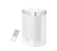 DREO Termoventilatore a risparmio energetico, silenzioso, riscaldamento elettrico da 1500 W, con telecomando, riscaldamento elettrico oscillante a 70°, timer da 12 ore, 3 modalità 3 velocità