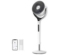 Dreo TurboPoly 565S - Ventilatore Circolatore Smart con Tecnologia TurboWind - Gittata 30,5m, Flusso d'Aria 3D, Luce RGB, 6 Modalità Intelligenti - Ideal Dreo