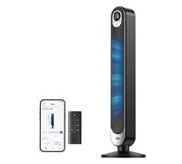 Dreo Ventilatore a Torre Smart 106cm, Potente 8,53m/s, Ventilatori a Colonna Silenzioso con Telecomando, 9 Velocità, 4 Modalità, Oscillazione a 90°, Timer da 12H, Compatibile con Alexa
