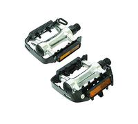 Dresco 5250800 Set Pedali MTB Metallo, Cromo/Nero