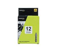Dresco, Camera d'aria 12 x1 1/2 x 2 (47/62-203) Dunlop Unisex-Adult, Nero, 12 1/2x2 1/4 DV 40mm