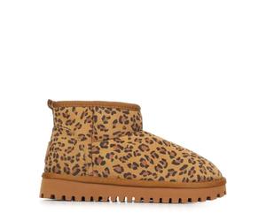 dresco Chakirpo, Scarpe Città Stivali da Neve Donna, Cammello Leopard, 39 EU