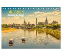 Dresda, atmosfera della città vecchia (calendario da tavolo 2026 DIN A5 orizzontale), calendario mensile CALVENDO