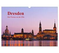Dresden, das Florenz an der Elbe (Wandkalender 2026 DIN A3 quer), CALVENDO Monatskalender: Dresden, das Florenz an der Elbe. Den Beinamen erhielt ... Architektur und Kunst hervorgehoben werden.