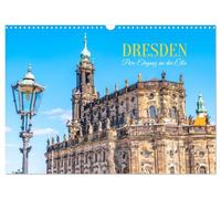 Dresden, Pure Eleganz an der Elbe (Wandkalender 2026 DIN A3 quer), CALVENDO Monatskalender: Kunst, Kultur, Königsstadt: Dresden erleben