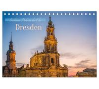 Dresden - Sachsens Perle an der Elbe (Tischkalender 2026 DIN A5 quer), CALVENDO Monatskalender: Ein Spaziergang durch das historische Zentrum Dresdens.