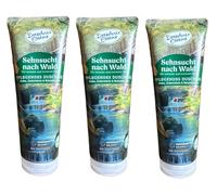 Dresdner Essenz Gel doccia desiderio della foresta, confezione da 3 (3 x 250 ml), rinfrescante gel doccia con pino e legno di cedro, vegano