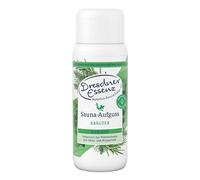 Dresdner Essenz Sauna aromatica aromatica per sauna con olio di finocchio amaro e olio di rosmarino, cura liberatoria con olio di eucalipto e olio d'arancia, vegano, 250 ml