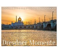 Dresdner Momente (Tischkalender 2026 DIN A5 quer), CALVENDO Monatskalender: 12 Momente aus Dresden und Umgebung