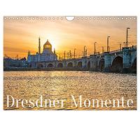 Dresdner Momente (Wandkalender 2026 DIN A4 quer), CALVENDO Monatskalender: 12 Momente aus Dresden und Umgebung