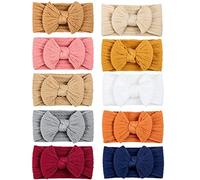 DRESHOW Bébé Bandeaux Bébé Fille Bandeau Cheveux Bande de Cheveux Arc Bande de Cheveux Bandeaux Accessoires Bébé Fille Enfant Turban Bandeau