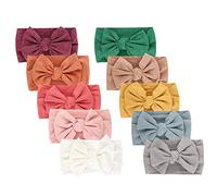 DRESHOW Bébé Bandeaux Bébé Fille Bandeau Cheveux Bande de Cheveux Arc Bande de Cheveux Bandeaux Accessoires Bébé Fille Enfant Turban Bandeau