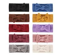 DRESHOW Bébé Bandeaux Bébé Fille Bandeau Cheveux Bande de Cheveux Arc Bande de Cheveux Bandeaux Accessoires Bébé Fille Enfant Turban Bandeau