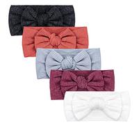 DRESHOW Bébé Bandeaux Bébé Fille Bandeau Cheveux Bande de Cheveux Arc Bande de Cheveux Bandeaux Accessoires Bébé Fille Enfant Turban Bandeau