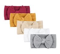 DRESHOW Bébé Bandeaux Bébé Fille Bandeau Cheveux Bande de Cheveux Arc Bande de Cheveux Bandeaux Accessoires Bébé Fille Enfant Turban Bandeau