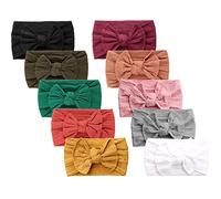 DRESHOW Bébé Bandeaux Bébé Fille Bandeau Cheveux Bande de Cheveux Arc Bande de Cheveux Bandeaux Accessoires Bébé Fille Enfant Turban Bandeau