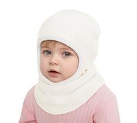 DRESHOW Cappello Passamontagna Bambino Inverno Bambini Cappello Invernali Calda Cappuccio in Maglia Foderato in Pile per Bambini Ragazzi Ragazze 1-6 Anni